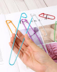 12 PCS Knitting Stitch Holder 6 Size Aluminum Yarn Stitch Holders Stitch Markers for Crocheting Practical Knitting Crochet Tools for Knitting Notions or Crochet