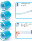 Resin Tapes for Jewelry, Seamless Sticky Paper Tape for Epoxy Resin Molding, Traceless Tape for Arts & Crafts, Making River Tables, Jewelry Metal Hollow Frame Bezels, Pendant - 4Rolls - 65Ft