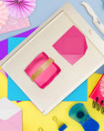 Scoring Board, Envelope Maker, Envelope Punch Board, Scoring Tool, Small Score Board for Paper Crafts, Multi-Purpose Scoring Board for Card Making, Mini Envelope Making and Gift Box Making