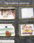 Sublimation Mouse Pad Blank Rectangular Blanks 12 Pcs for Sublimation Transfer Heat Press Printing Crafts 24X20X0.2Cm White