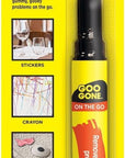 on the Go Pen - Adhesive Remover - Quickly Removing Stubborn Stickers Crayon Tape and More
