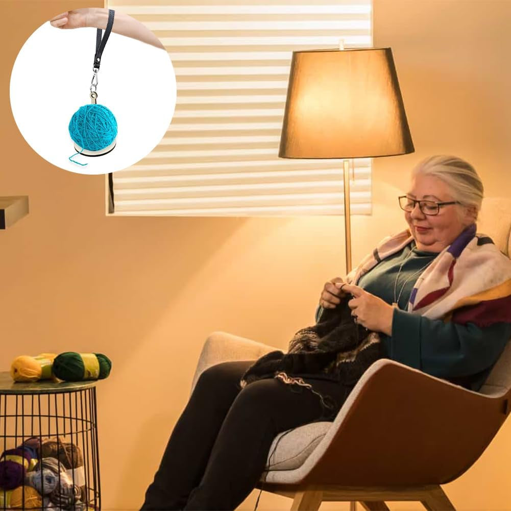 Portable Wrist Yarn Holder Yarn Storage Prevents Yarn Tangling and Misalignment Yarn Holder for Knitting, Knitting Supplies Gift for the Craft Lovers