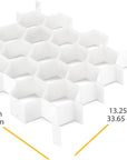 6025-3928 Honeycomb Drawer Organizer, 1 Count (Pack of 1), White