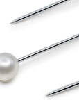 Petite Pearlized Size 12 3/4In White Pearl Heads Pins-Straight