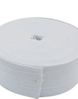White Springy Stretch Knitting Sewing Elastic Spool Elastic Bands, 1.5 Inch X 11 Yard
