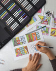 72 Pack Drawing Kit with 100 Sheets Drawing Pad | Art Supplies for Adults, Beginners & Kids | Art Set with All Necessary Drawing Supplies | Drawing Kit for Kids 9-12 for Girls & Boys