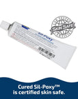 Sil-Poxy™ Silicone Rubber Adhesive - 3 Ounce Tube