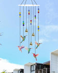 Diamond Painting Kits, Hummingbird Diamond Art Wind Chimes, Diamond Art Kits for Adults, Diamond Painting Crafts for Garden Decor