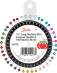 132 Pearlized Pins, Petite, White, 3/4-Inch (150-Count)