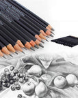 Drawing Sketch Pencil Set 14Pcs Sketching Pencils 12B 10B 8B 7B 6B 5B 4B 3B 2B B HB 2H 4H 6H Graphite Pencils for Kid Adults Artists Student Beginners Professional