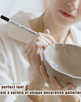Underglaze Pencils, (Black, 2Ps) Underglaze Pencils for Pottery. Black Underglaze Pencil Precision Underglaze Pencil for Pottery
