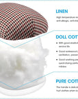Tailor’S Ham and Seam Roll Set – Premium Tailors Ham for Ironing – Professional Pressing Tools – Linen and Doll Cotton Press Ham for Ironing Smaller Curved Seam