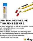 Fine Line Painting Pen Set of 2 Sizes