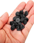 50Pcs PVC Rubber Pin Backs, Pin Safety Backs for Brooch Tie Hat Badge Insignia, Rubber Lapel Pin Backs for Replacement Uniform Badge (50PCS)