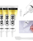60Ml Fabric Glue, Fabric Glue for Clothing Permanent Washable Clear Fabric Adhesive for All Fabrics, Cotton, Flannel, Denim, Leather, Polyester, Doll Repair, Patches, PU