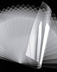36 Pieces 6Mil Clear Plastic Acetate Sheet for Craft, 12X12 Inch, Blank Stencil Sheets, Mylar Templates for Vinyl Cutting