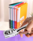 Slot Punch Badge Hole Punch Plier Tool for PVC ID Card Hand Held (Punch)