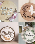 12 Pack 12" Wood Circles for Crafts, round Wooden Discs for Crafts, 3Mm Unfinished Blank Wood Signs for DIY Crafts, Door Hanger, Sign, Wood Burning, Painting, Christmas Halloween Decor