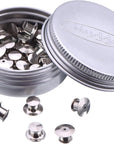 Locking Pin Keepers Backs, No Tool Required (Silver, 30 Pieces)