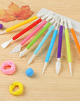 9PCS Clay Sculpting Tools Kit - Easy to Use Double-Ended Polymer & Pottery Carving Set with Comfortable Grip Tools for Clay Sculpey & Modeling Clay Ideal for Kids and Adults