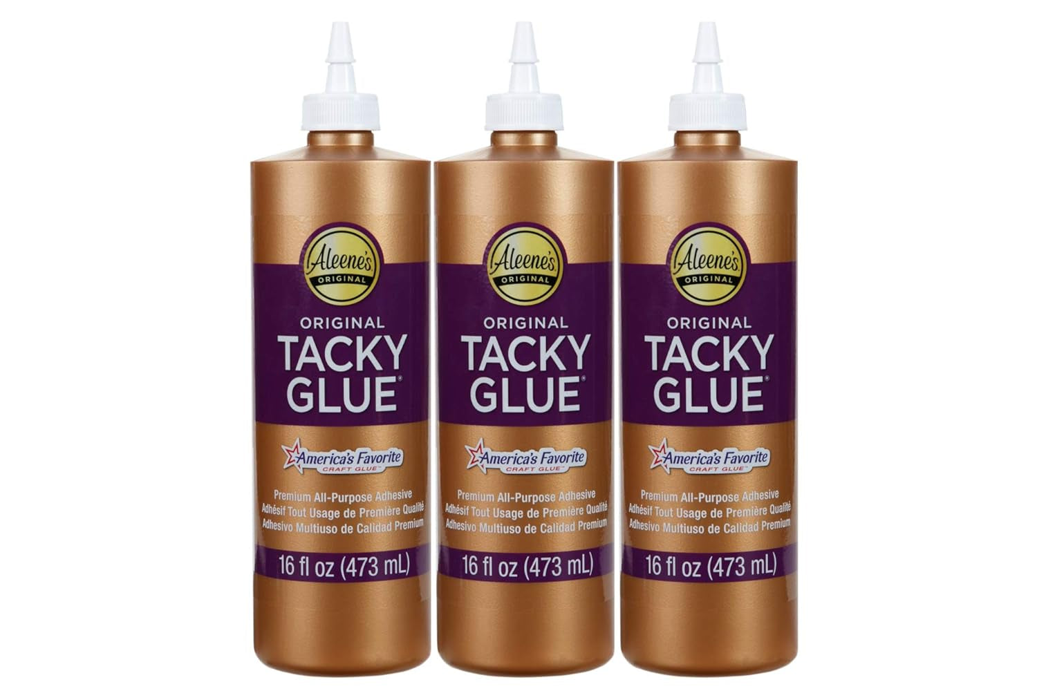 Original 2 Fl. Oz. 6-Pack, America'S Favorite Tacky Glue, 6 Pack, Ideal for Slime, Crafts and School Projects