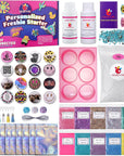 M421 Car Freshies Supplies Starter Kit,Diy Freshie Making Kit with 1LB Unscented Aroma Beads,3 Inch Circle Freshies Silicone Molds,4 OZ Fragrance Oil and Card Stock(Make 9 Freshie)
