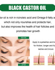 60ml Jamaican Black Castor Oil Hair Growth Essential Oil Repair Perm Dyed Hair Essential Oil Dry Damaged Hair Eyelashes care