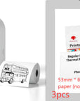 Portable Mini Thermal Label Printer Home Photo Printer Student Wrong Question Printer Bluetooth Mini Label Printer Price Tag
