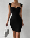 Sweetheart Neck Bodycon Dress