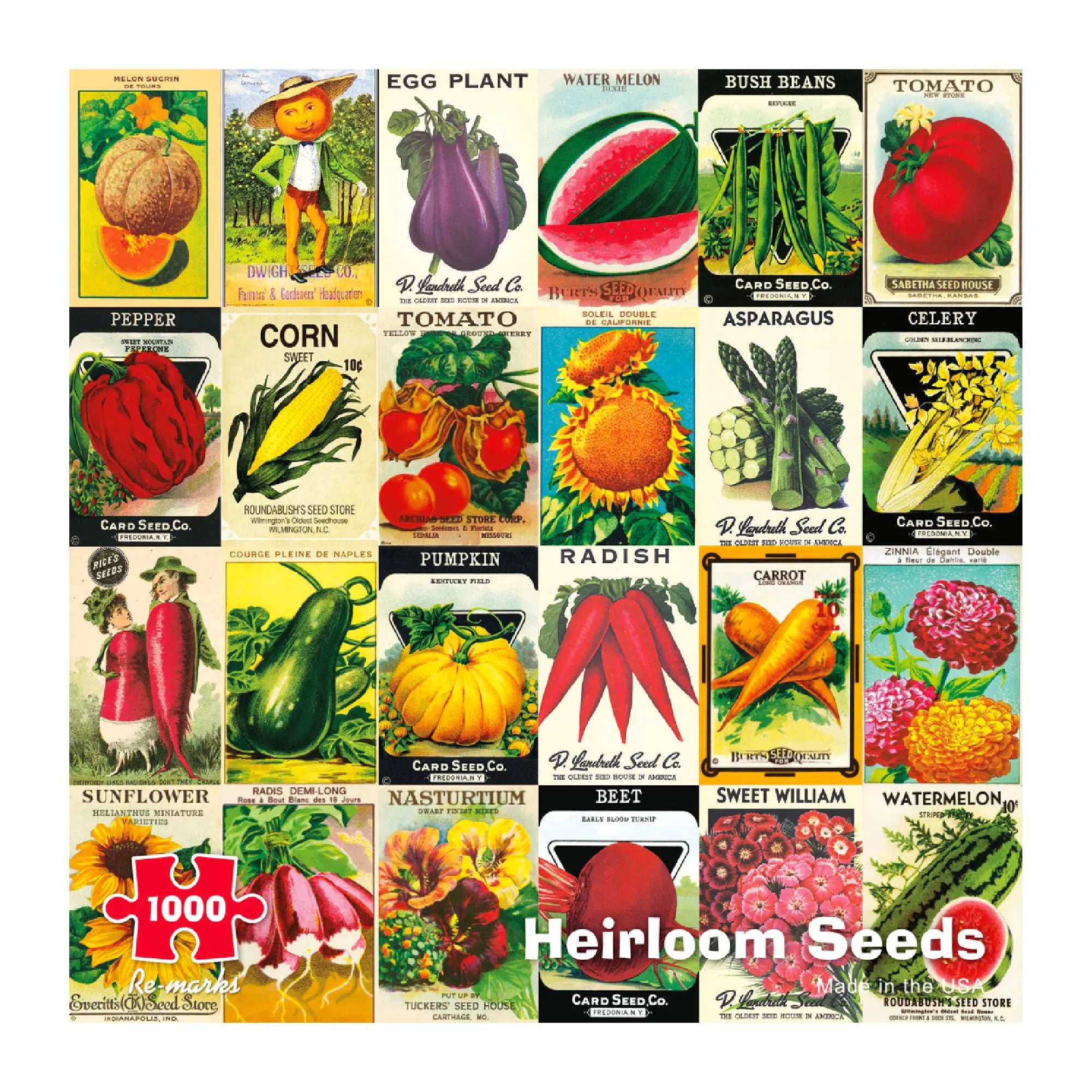 Re-marks - Heirloom Seeds 1000-Piece Jigsaw Puzzle