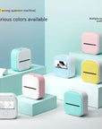 Portable Mini Thermal Label Printer Home Photo Printer Student Wrong Question Printer Bluetooth Mini Label Printer Price Tag