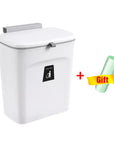 7/9L Hanging Trash Can With Lid