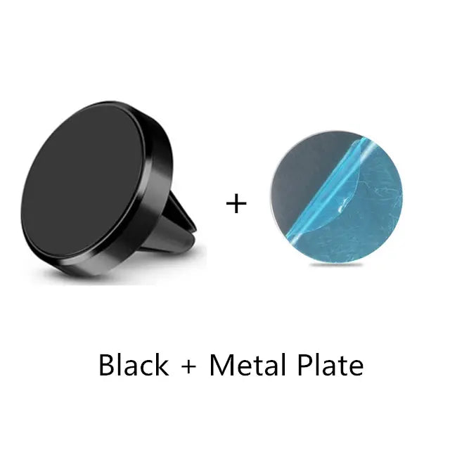 Metal Magnetic Car Phone Stand Cell GPS Folding Support For iPhone 13 Max Adjustable Bracket 360 Magnet Mobile Dashboard Holder