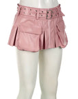 Leather Mini Skirt