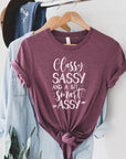 Classy Sassy and a bit Smart Assy Shirt, Funny Women Shirts
