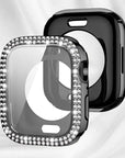 Bling Glass + Cover for Apple Watch Case