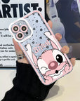 Disney Cute Stitch Phone Case for iPhone 11 14 Pro 15 Plus 12 Mini SE X XS XR 13 Pro Max 7 6s 8 Cover Back Clear Silicone