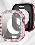 Bling Glass + Cover for Apple Watch Case