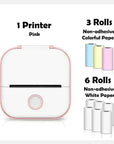 Portable Mini Thermal Label Printer Home Photo Printer Student Wrong Question Printer Bluetooth Mini Label Printer Price Tag