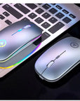 2.4GHz RGB Wireless USB Rechargeable Mouse