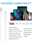 3pack 3FT USB Data Charger Cable Cord For iPhone