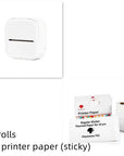 Portable Mini Thermal Label Printer Home Photo Printer Student Wrong Question Printer Bluetooth Mini Label Printer Price Tag