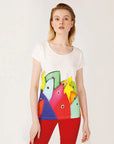 Biggdesign Fertility Fish Crew Neck T-Shirt S