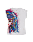 Biggdesign Blue Water Crew Neck T-Shirt