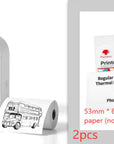 Portable Mini Thermal Label Printer Home Photo Printer Student Wrong Question Printer Bluetooth Mini Label Printer Price Tag