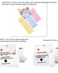 Portable Mini Thermal Label Printer Home Photo Printer Student Wrong Question Printer Bluetooth Mini Label Printer Price Tag