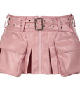 Leather Mini Skirt