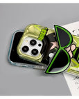 Cute Cartoon Powerpuff Girls Holder Case for iPhone 14 13 12 11 Pro Max X XR XS 6 6S 7 8 Plus SE 2020 Transparent Silicone Cover