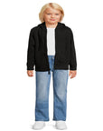 Boys’ Faux Shearling Hoodie Jacket, Sizes 4-18 Husky