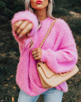 Woman Knitting Sweater